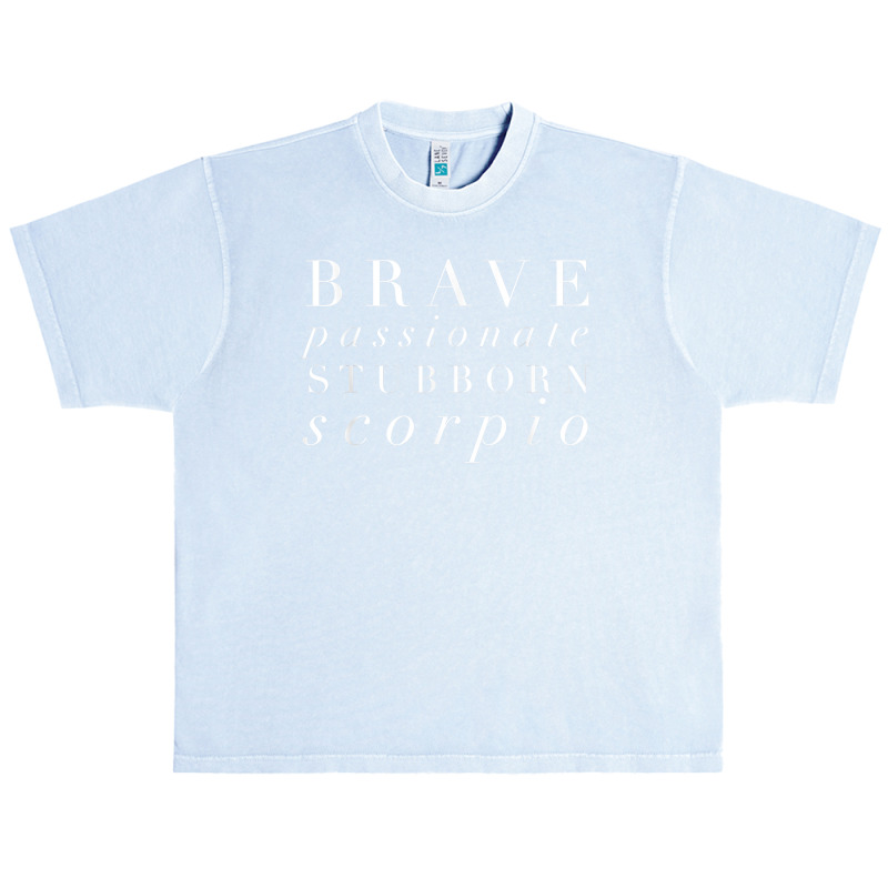 Scorpio Birthday T Shirt Urban Heavy T-shirt | Artistshot