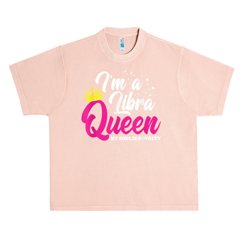 September October Birthday   Astrology   Libra Queen T Shirt Urban Heavy T-shirt | Artistshot