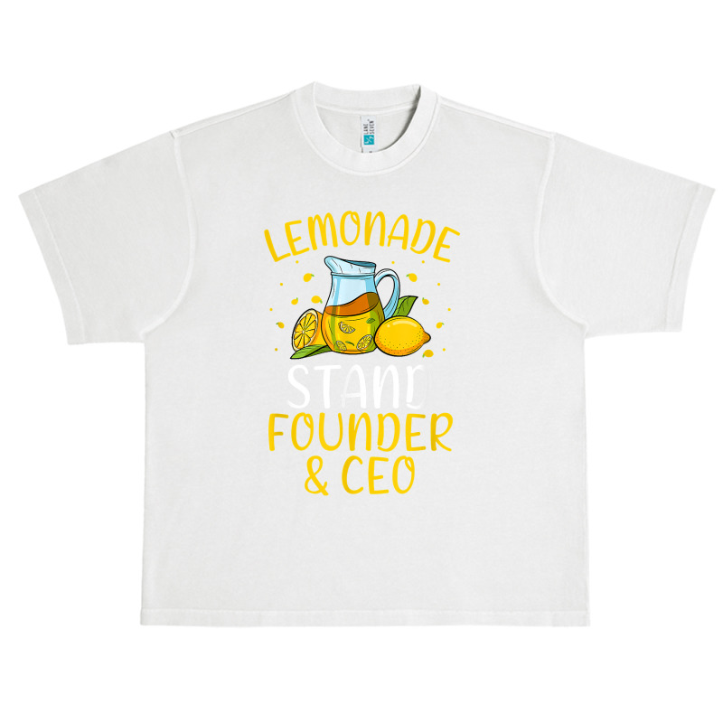 Lemonade Boss Founder Ceo Lemonade Stand Funny Friends T Shirt Urban Heavy T-shirt | Artistshot