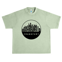 Frankfurt Germany Skyline Urban Heavy T-shirt | Artistshot