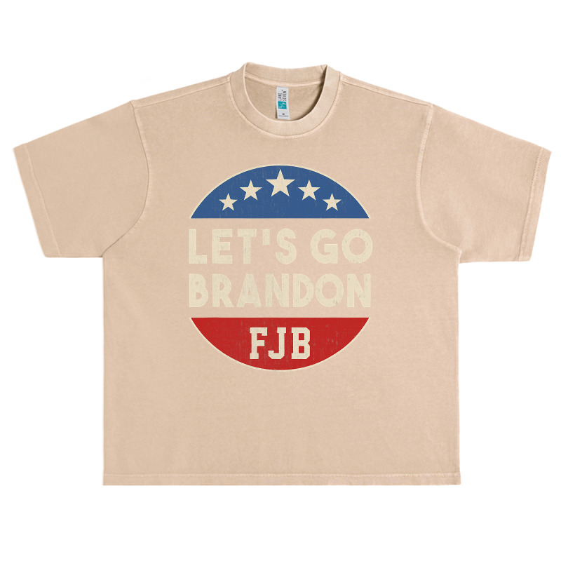 Let’s Go Br.an.d.o.n Conservative Vintage Political Usa Flag T Shirt Urban Heavy T-shirt | Artistshot