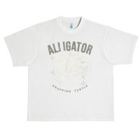 Alligator Snapping Turtle, Vintage Design For Reptile Lovers T Shirt Urban Heavy T-shirt | Artistshot