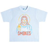 Holy Smokes Funny Jesus Urban Heavy T-shirt | Artistshot