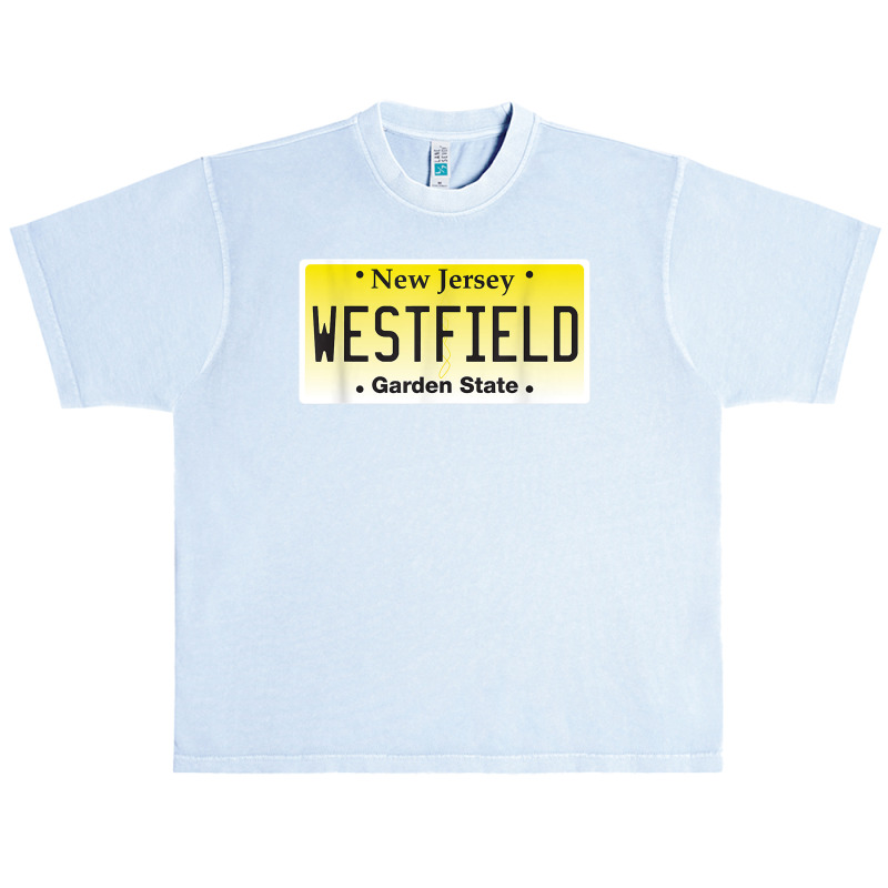 Westfield Nj Hometown New Jersey License Plate Graphic T Shirt Urban Heavy T-shirt | Artistshot