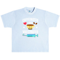 Coffee Lover Caffeinated And Vaccinated Urban Heavy T-shirt | Artistshot