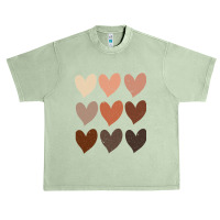 Diversity Hearts, Skin Tone Hearts Urban Heavy T-shirt | Artistshot