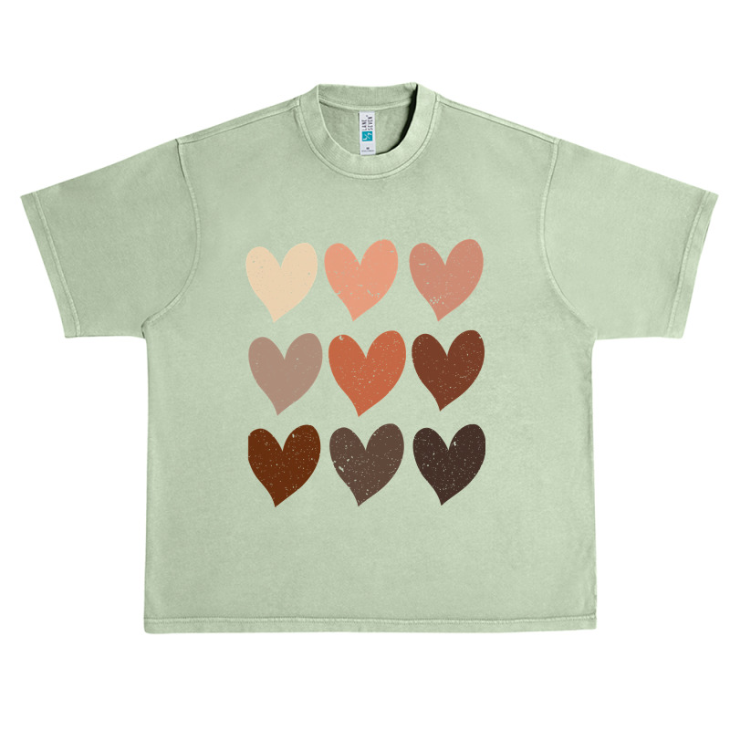 Diversity Hearts, Skin Tone Hearts Urban Heavy T-shirt | Artistshot