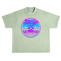 Rosario Islands T  Shirt Rosario Islands Beach Colombia, Palm Trees Su Urban Heavy T-shirt | Artistshot