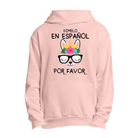 Bilingual Teacher Spanish Maestra Español Cute Llama Gifts T Shirt Urban Pullover Hoodie | Artistshot