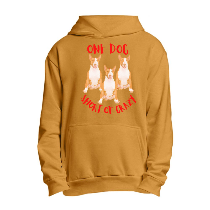 One Dog Short Of Crazy T  Shirtone Dog Short Of Crazy T  Shirt (11) Urban Pullover Hoodie | Artistshot