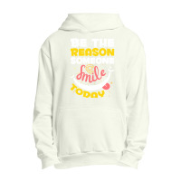 Be The Reason Someone Smiles Today T  Shirt Motivation Be The Reason S Urban Pullover Hoodie | Artistshot