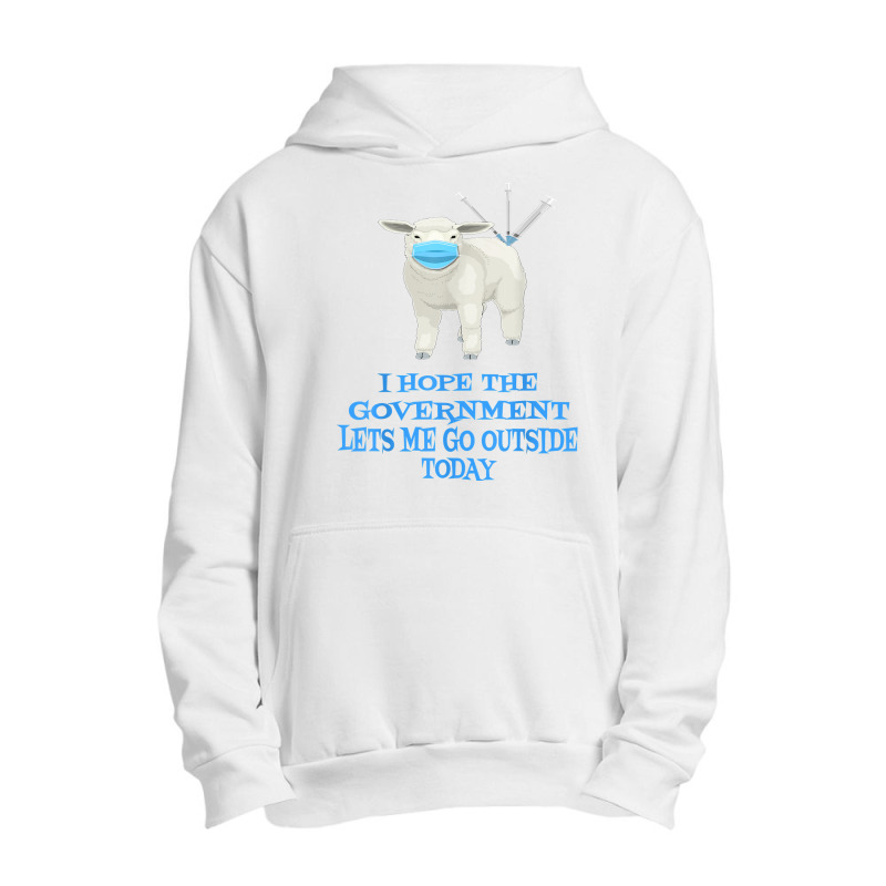 Sheep Sheeple Anti Vaccine Vax Mask Mandate Wants Go Outside T Shirt Urban Pullover Hoodie by jermonmccline | Artistshot