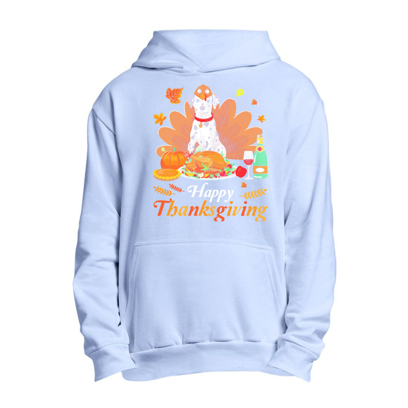 Dalmatian Happy Thanksgiving Christmas T  Shirt Dalmatian Turkey Costu Urban Pullover Hoodie | Artistshot