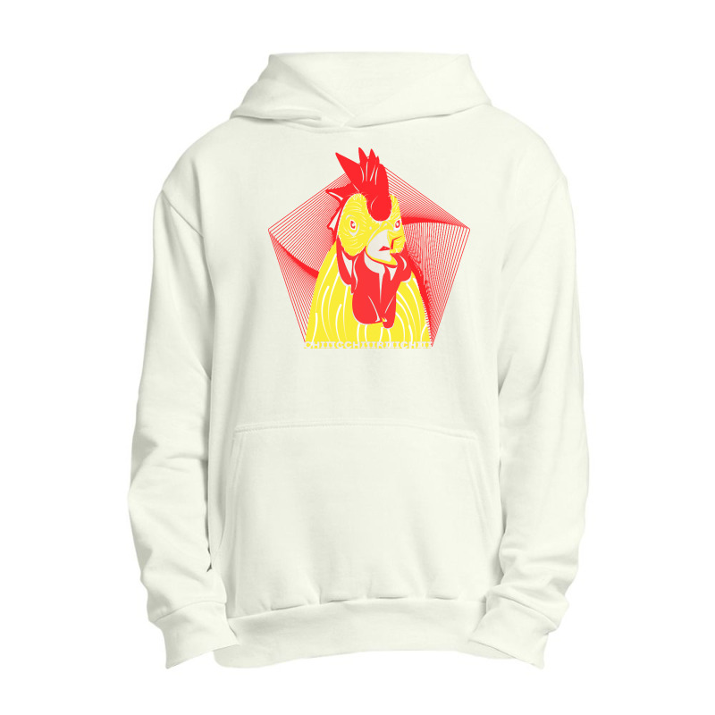 Chicken T  Shirt Screaming Rooster T  Shirt (3) Urban Pullover Hoodie by darrengorczany780 | Artistshot