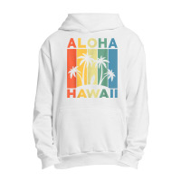 Aloha Hawaii Hawaiian Island Shirt Palm Beach Surfboard Surf T Shirt Urban Pullover Hoodie | Artistshot