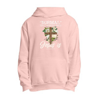 Normal Isn't Coming Back But Jesus Is Revelation 14 Costume Urban Pullover Hoodie | Artistshot