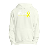 Womens I Am A Warrior Ewings Sarcoma Cancer Awareness Month Support V Urban Pullover Hoodie | Artistshot