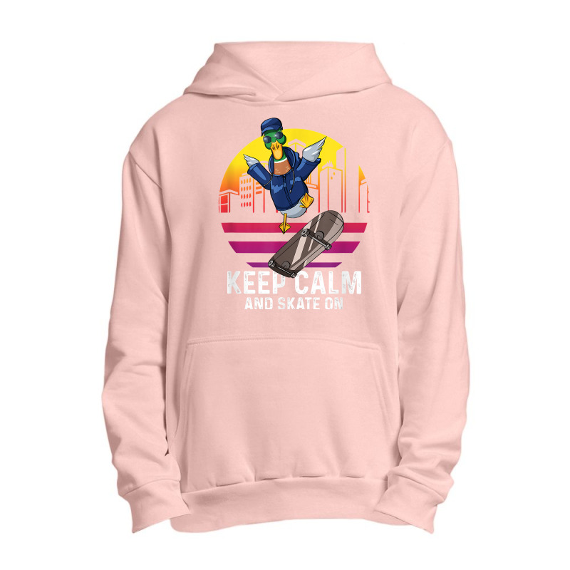 Duck Skater Skate On Longboard Skateboard Halfpipe Skating T Shirt Urban Pullover Hoodie | Artistshot