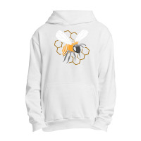 Bee Beekeeper Queen Bee Honeycomb Funny Beekeeping Honey Apiary Graphi Urban Pullover Hoodie | Artistshot