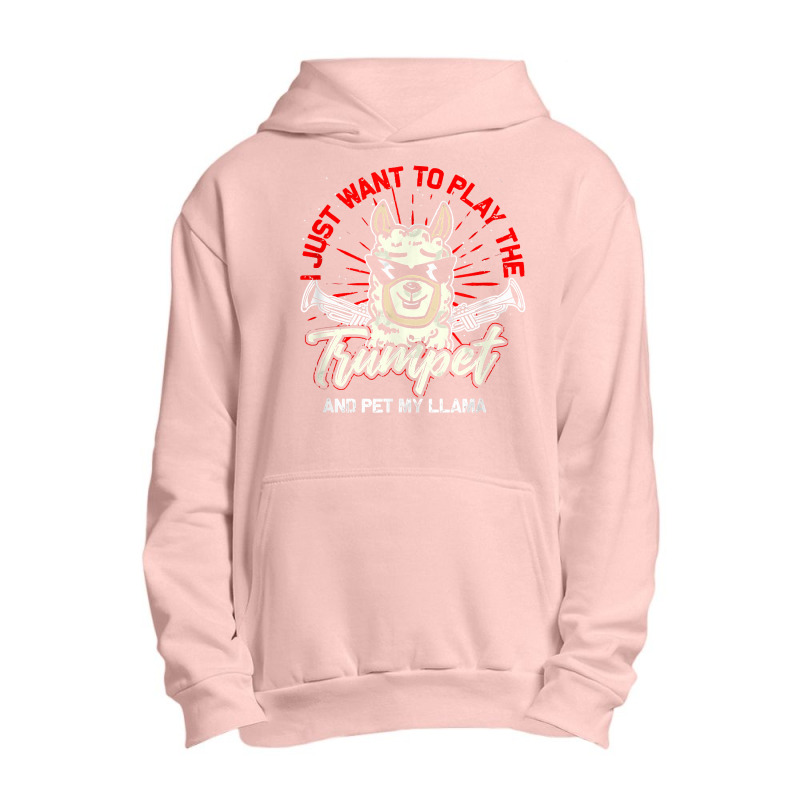 Trumpeter Llama Musical Instrument Trumpet T Shirt Urban Pullover Hoodie | Artistshot