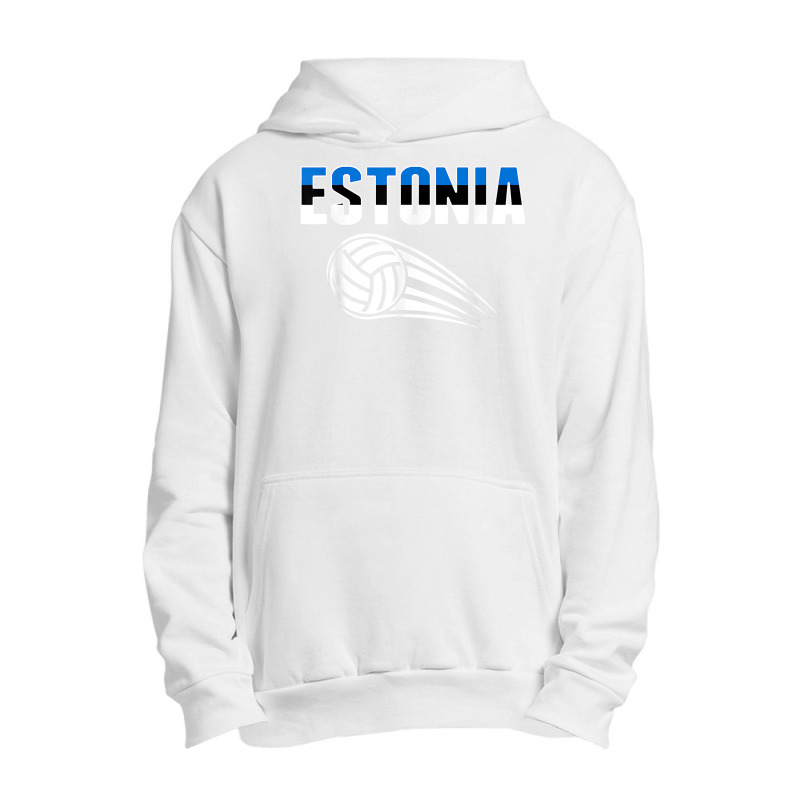 Estonia Volleyball Lovers Jersey   Estonian Flag Sport Fans T Shirt Urban Pullover Hoodie | Artistshot