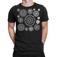 Flower Pattern T  Shirt Elegant Flower Pattern Outline T  Shirt T-shirt | Artistshot