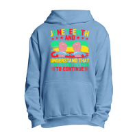 Juneteenth Gifts T  Shirt Juneteenth This Becomes My Fight To Continue Urban Pullover Hoodie | Artistshot