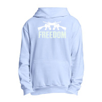 Independence Day T  Shirt Freedom Crossed M4 A1 Machine Guns For Veter Urban Pullover Hoodie | Artistshot