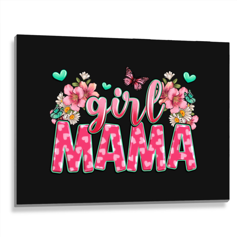 Girl Mama Metal Print Horizontal | Artistshot