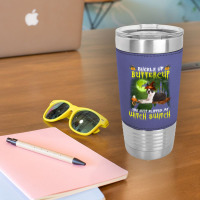 Boston Terrier Buckle Up Buttercup You Just Flipped My Witch Switch Leatherette Tumbler | Artistshot