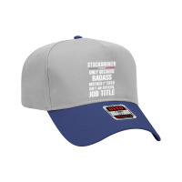 Gift For Badass Stockbroker Adjustable Baseball Cap | Artistshot