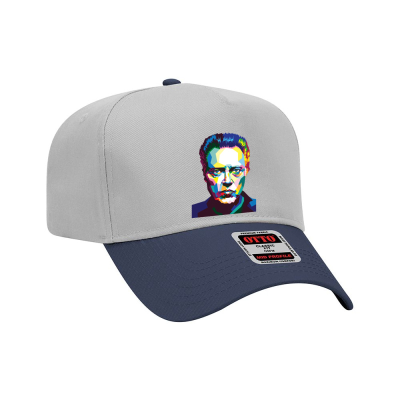 Christoper Walken In Wpap Pop Art Style Adjustable Baseball Cap | Artistshot