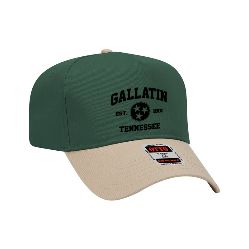 Gallatin Tennssee Adjustable Baseball Cap by Cocoa | Artistshot