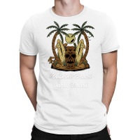 Aloha State Waikiki Beach Oahu Longboard Surfing Tank Top T-shirt | Artistshot