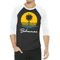 Bahamas Souvenir Summer Travel Holiday Beach Vacation T Shirt 3/4 Sleeve Shirt | Artistshot