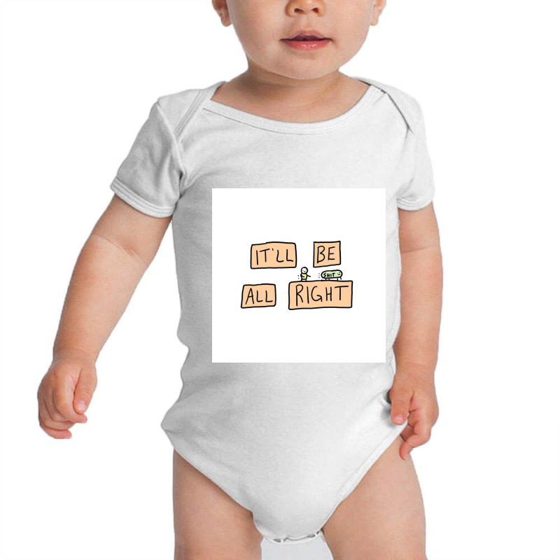 He Says To Himself... Over And Over... Baby Bodysuit by iamsitting | Artistshot