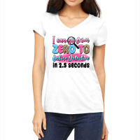 I Can Go From Zero To Online Detective In 2.5 Seco Women's V-neck T-shirt | Artistshot