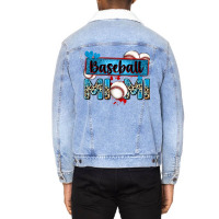 Baseball Mimi With Leopard Unisex Sherpa-lined Denim Jacket | Artistshot