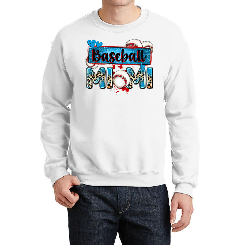 Baseball Mimi With Leopard Crewneck Sweatshirt | Artistshot