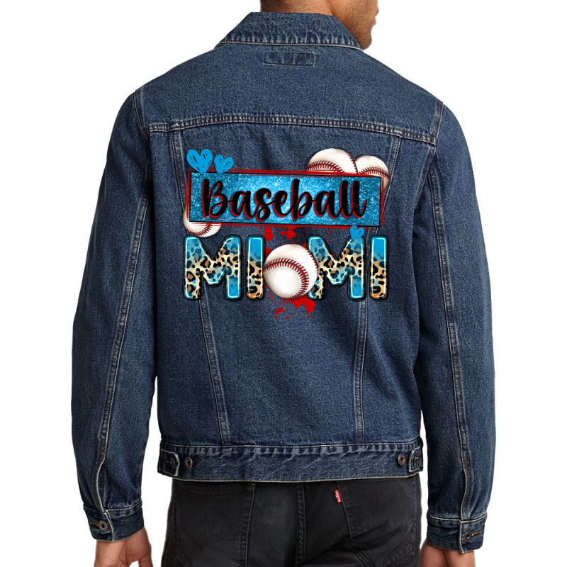 Baseball Mimi With Leopard Men Denim Jacket | Artistshot