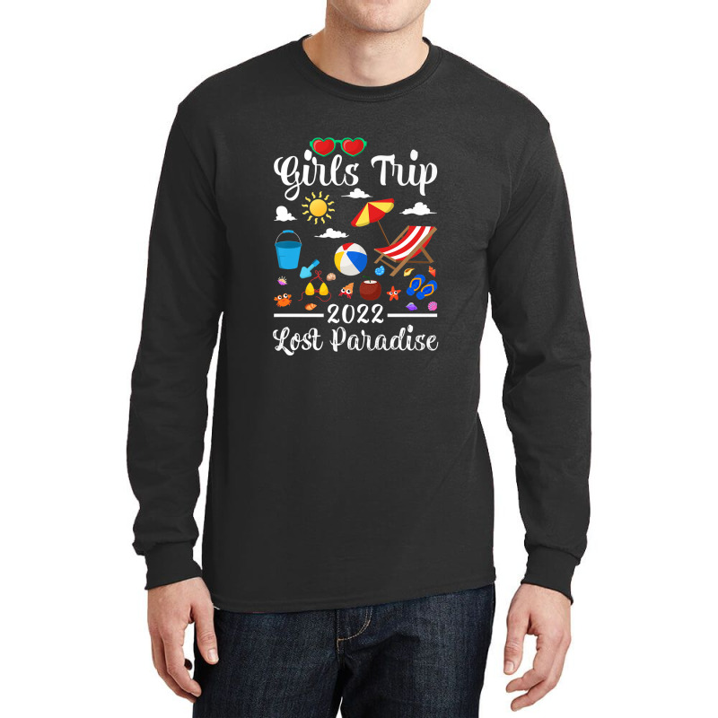 Girls Trip 2022 Summer Vacation Lost Paradise Beach Premium Long Sleeve Shirts by LemonJack | Artistshot