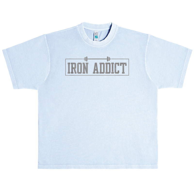 Iron Addict Gym Fitness Lifting Bodybuilder Workout Tank Top Urban Heavy T-shirt | Artistshot