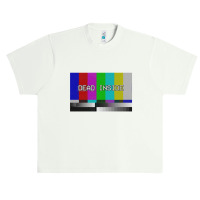 Vaporwave Dead Inside Test Card Vhs Nihilism Artwork Urban Heavy T-shirt | Artistshot