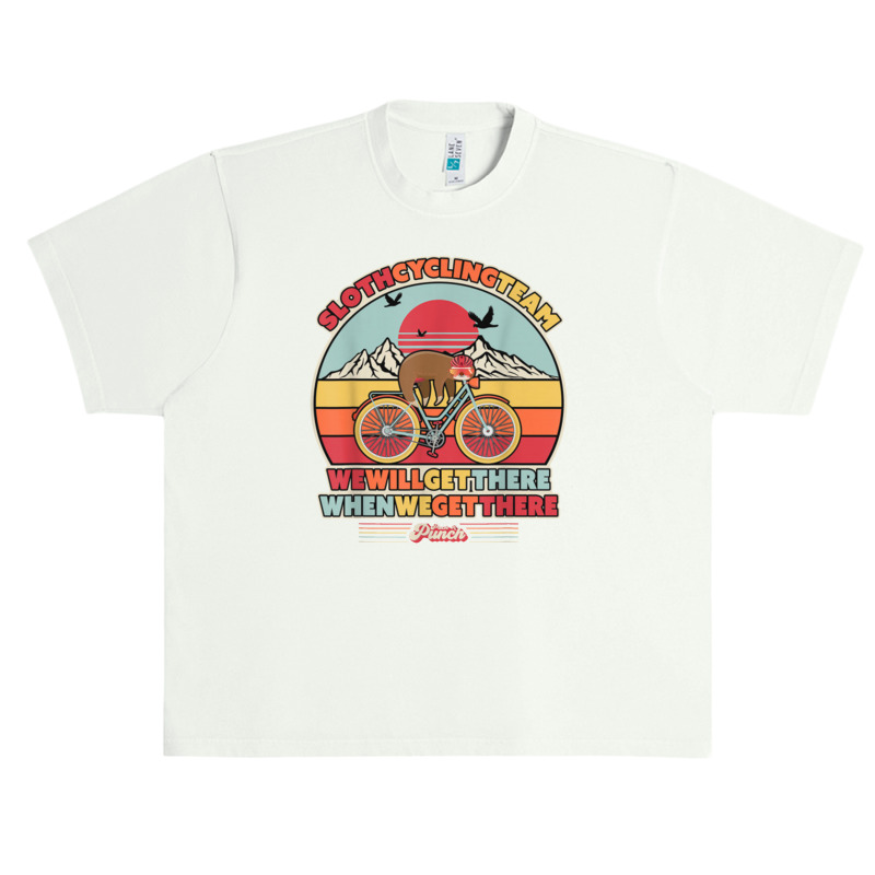 Sloth Cycling Team We Will Get There When We Get There Urban Heavy T-shirt | Artistshot