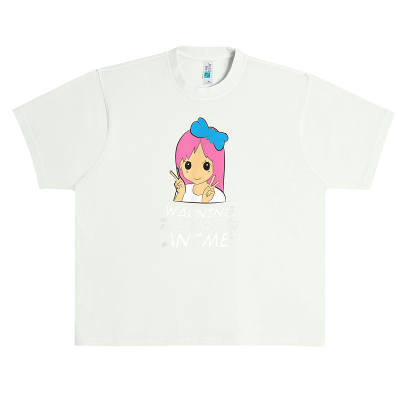 Anime Warning May Spontaneously Start Talking About Anime Urban Heavy T-shirt | Artistshot