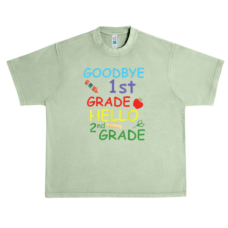 Goodbye 1st Grade Hello 2nd Grade Urban Heavy T-shirt | Artistshot