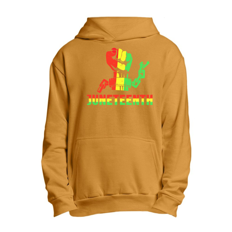 Juneteenth T  Shirtjuneteenth Fist T  Shirt Urban Pullover Hoodie | Artistshot