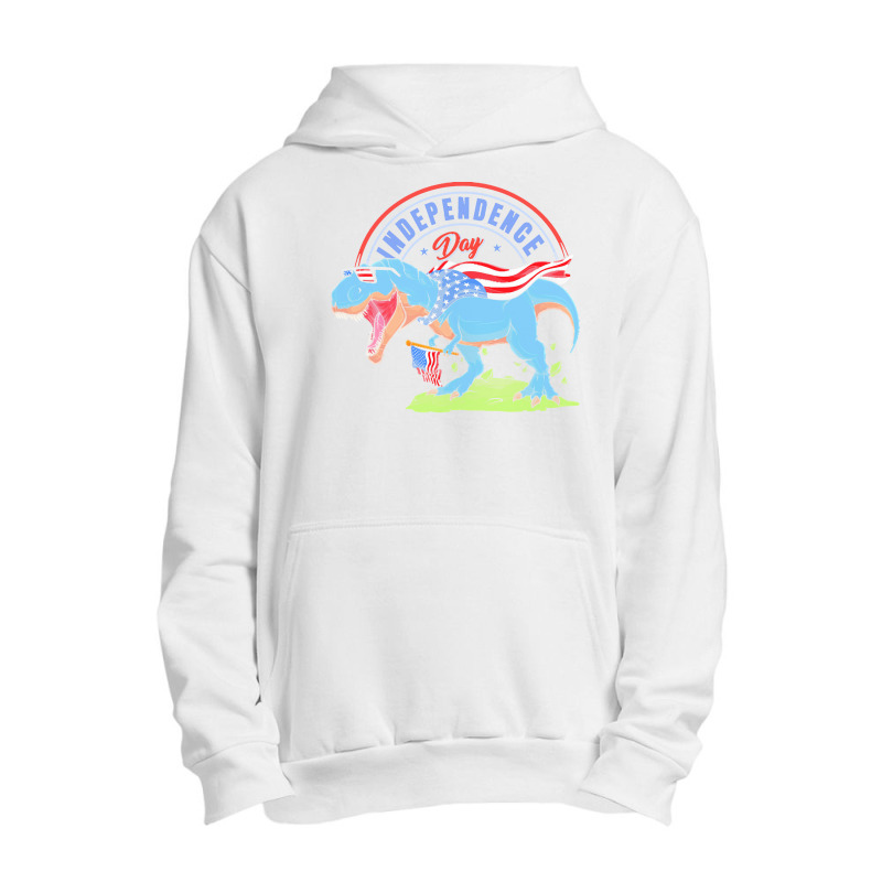 Independence Day T  Shirtamerisaurus Independence Scnd T  Shirt Urban Pullover Hoodie | Artistshot