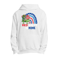 4th July Independence Day American Graphic Plus Size Dinosaur Rainbow Urban Pullover Hoodie | Artistshot