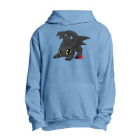 Chibi Mini Toothless Dragon Urban Pullover Hoodie | Artistshot